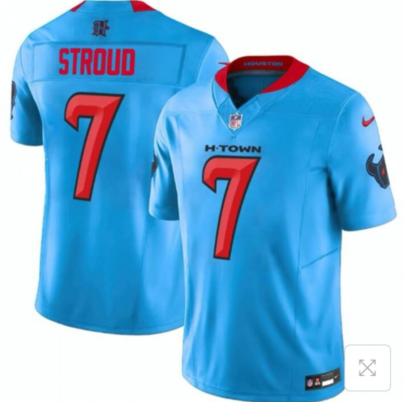 Men Houston Texans #7 Stroud blue 2026 Nike NFL Jersey 0814001
